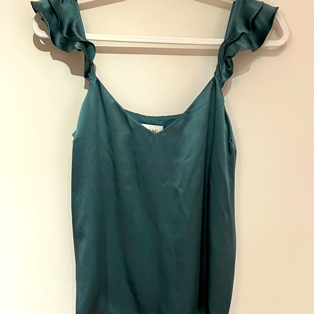 NWOT. - Gorgeous jewel green CamiNYC camisole. New w/o tags